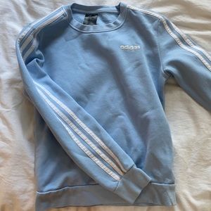 Blue adidas sweatshirt!
